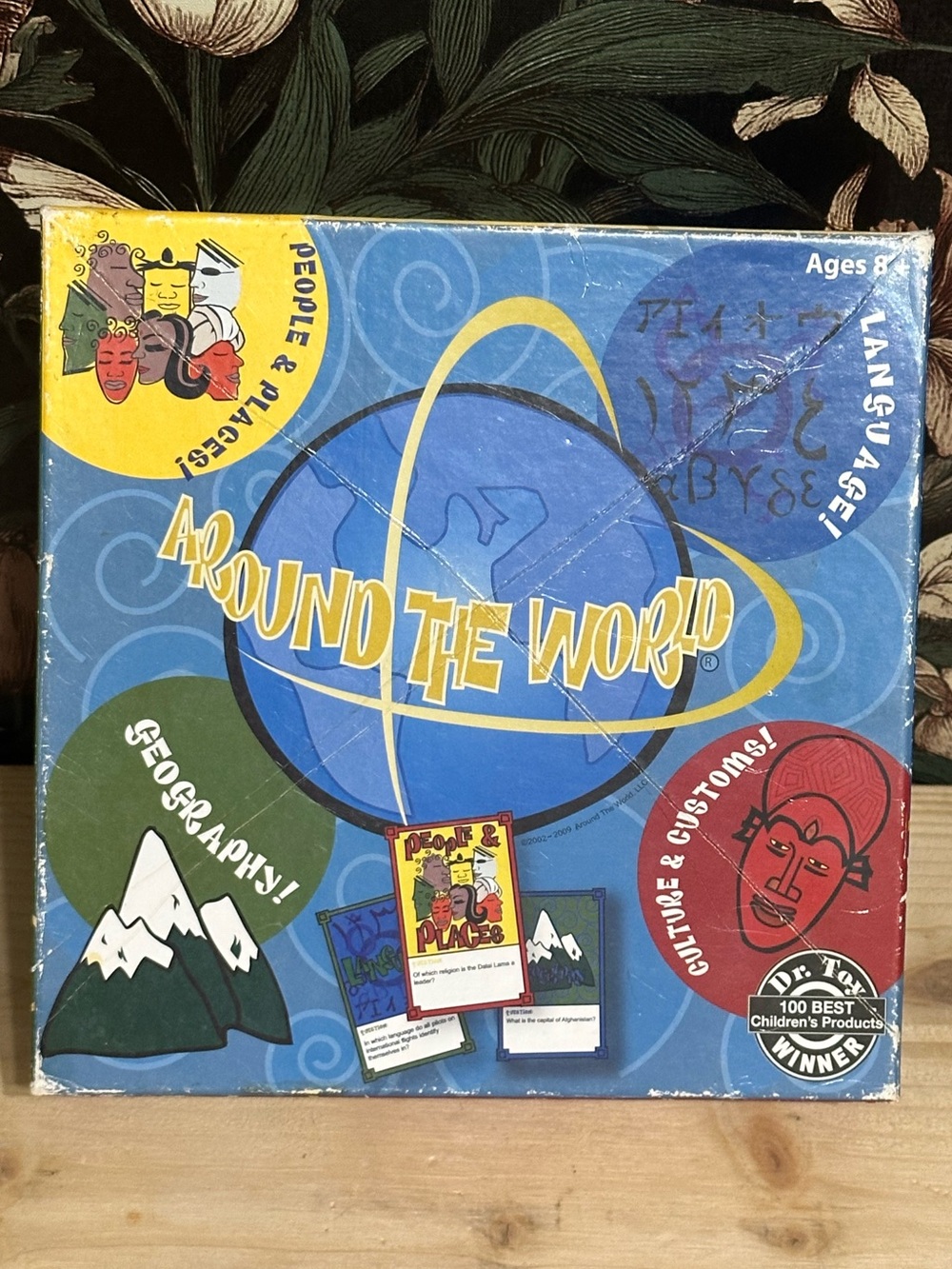 Around The World Global Children's Educational Trivia Board Game Complete! EUC
